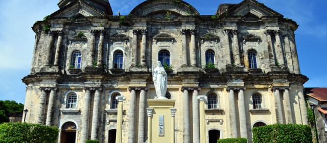 The Majestic Basilica de San Martin de Tours in Taal, Batangas