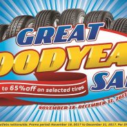 Gear Up Holiday Roadtrips with Goodyear Sale