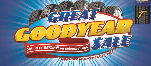 Gear Up Holiday Roadtrips with Goodyear Sale