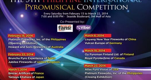 5th Philippine International Pyromusical Competition 2014